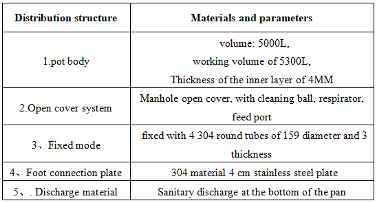 tanque de almacenamiento 5T