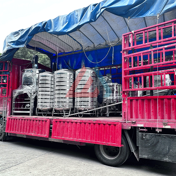 Envío de Wejing de recipientes de emulsificación y tratamiento de agua Ro para apoyar el desarrollo de la industria cosmética