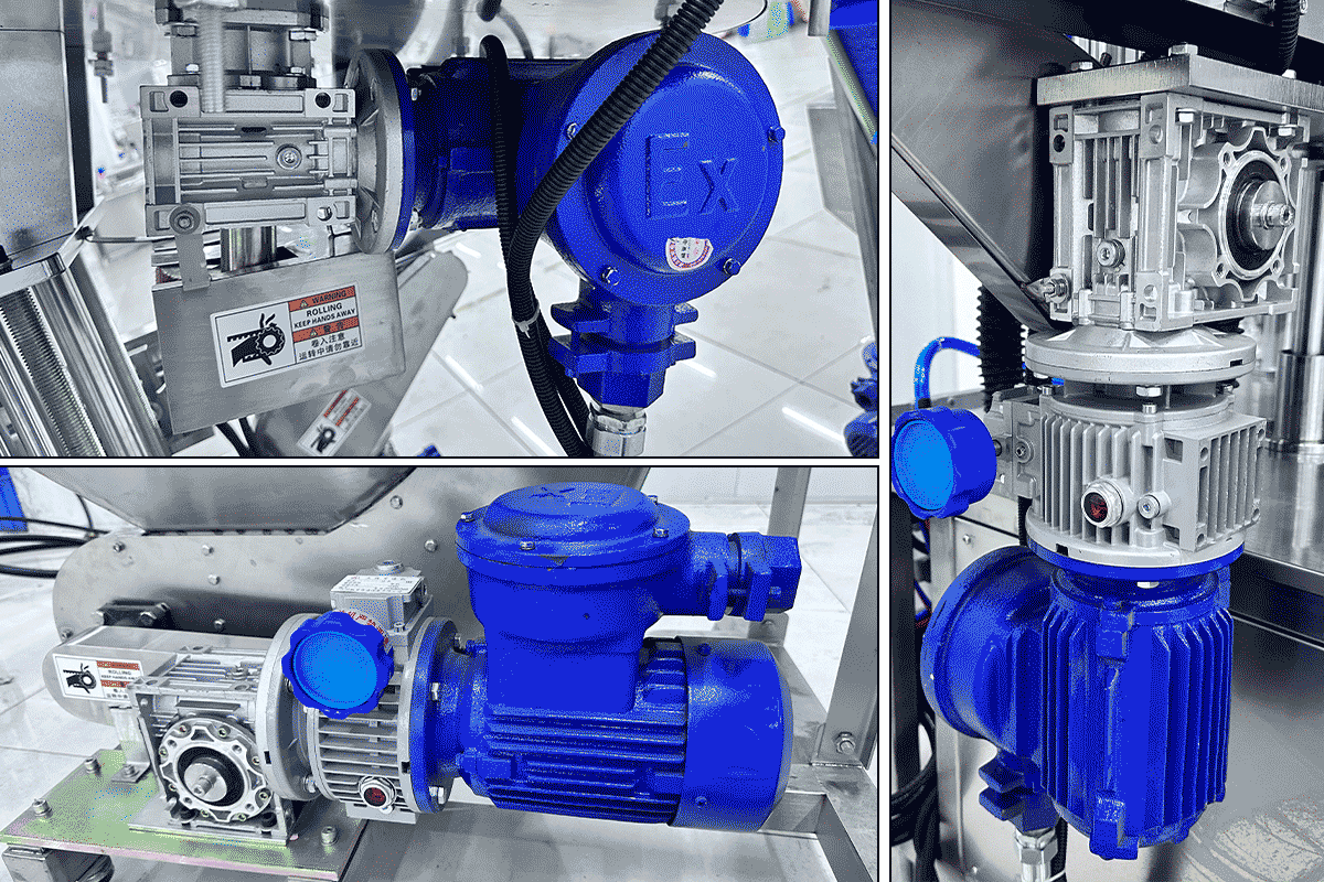 Motor para m&aacute;quina taponadora de aerosoles.