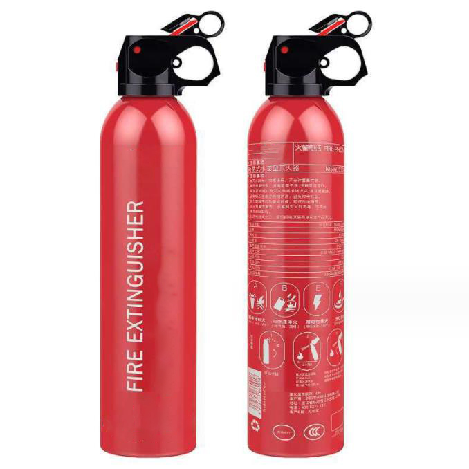 Extintor de incendios fabricado con m&aacute;quina llenadora semiautom&aacute;tica