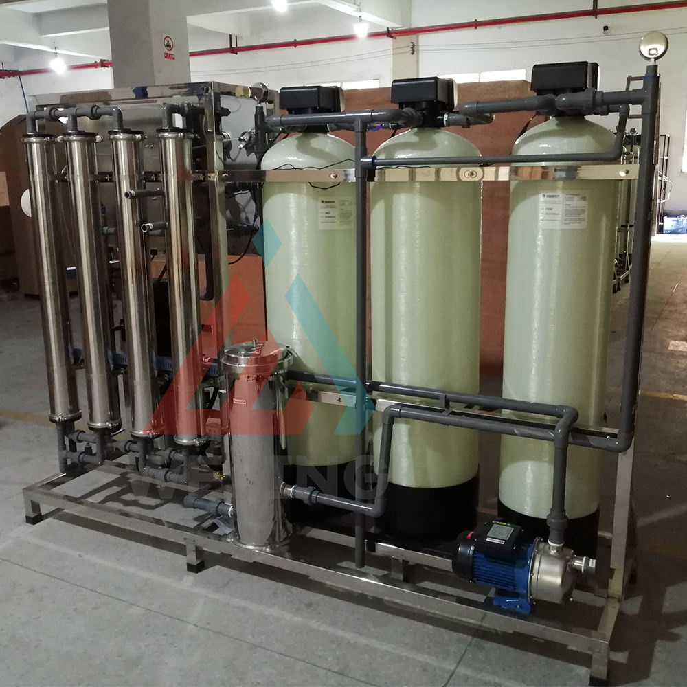 Máquina unipolar de tratamiento de agua por ósmosis inversa de PVC