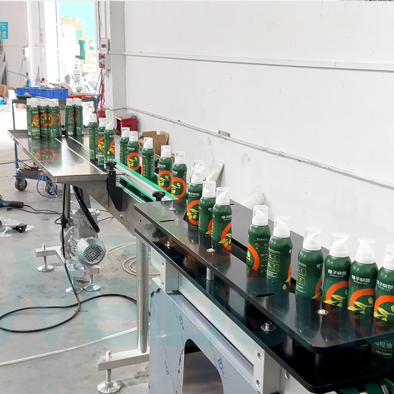 Venta caliente Bolsa técnica de aceite de oliva en la válvula Línea de máquinas de llenado de aerosoles Precio de fábrica