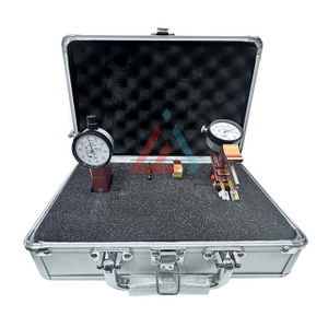 Instrumento de medición de altura y diámetro de sellado de latas de aerosol