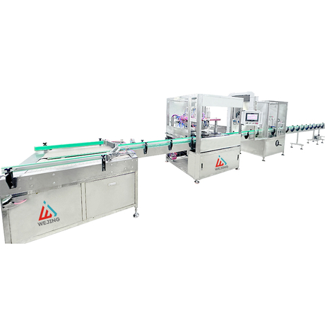 Máquina llenadora de bolsas con válvula para aerosol.