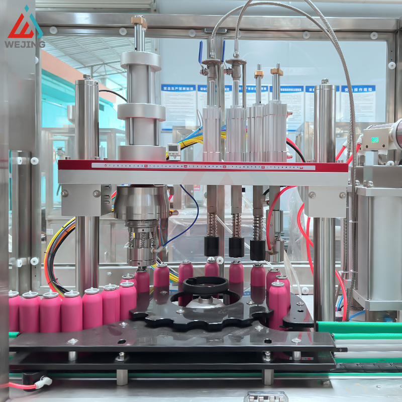Máquina de llenado de aerosoles BOV automática eléctrica WJER-30 con función de elevación automática