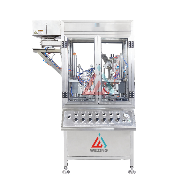 Máquina de llenado de aerosoles completamente automática para línea de producción de gas