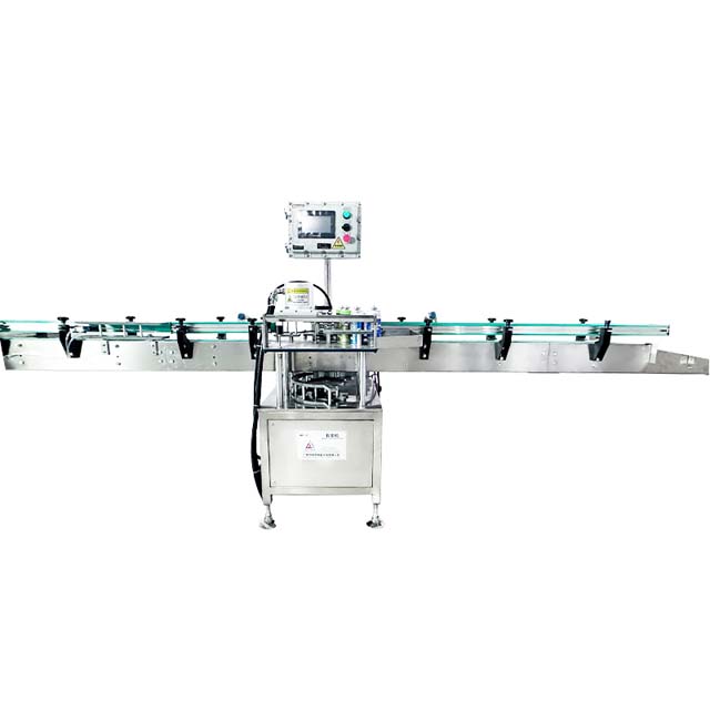 Máquina de llenado de aerosol neumática, máquina de llenado de filtro de aire equipada con motor a prueba de explosiones