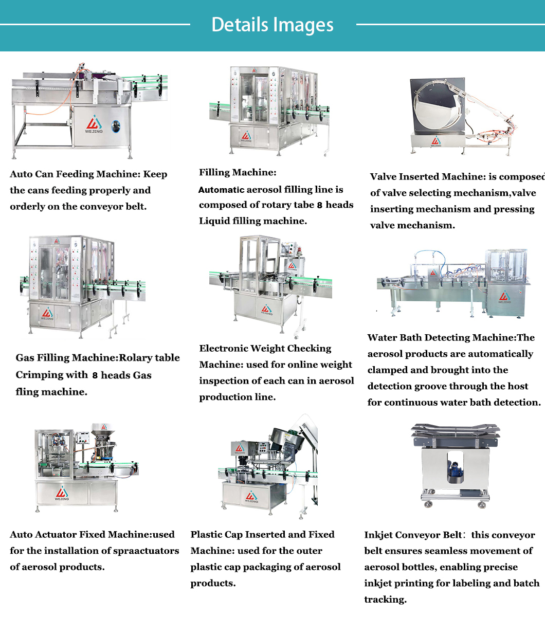 M&aacute;quina llenadora de aerosoles de alta velocidad QGJ150
