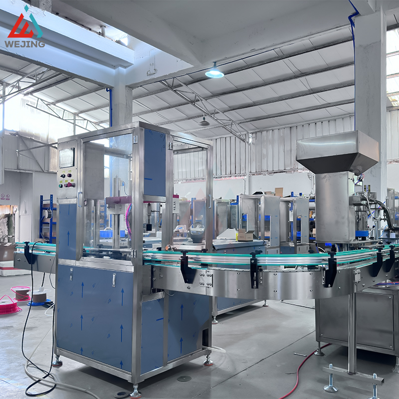Máquina automática de limpieza de vástago de válvula y prueba de presión de latas de aerosol BOV