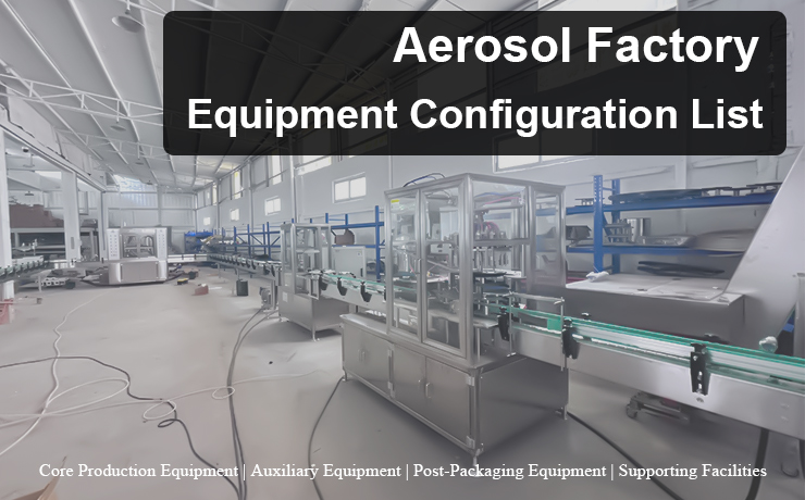 Lista de configuración de equipos de fábrica de aerosoles