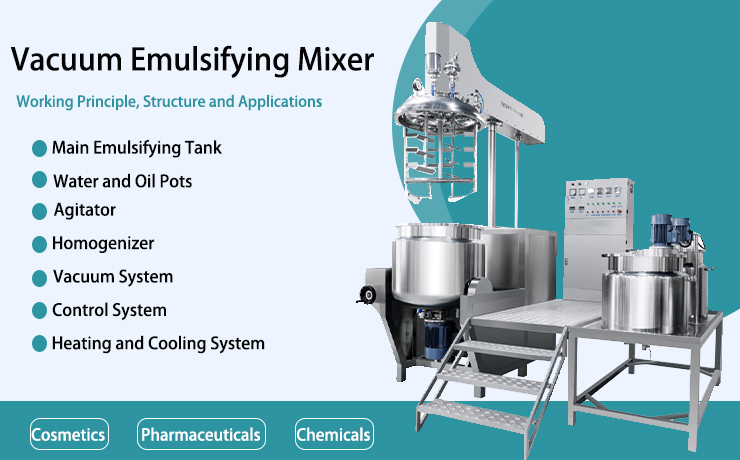 Mezclador emulsionante al vacío: principio de funcionamiento, estructura y aplicaciones